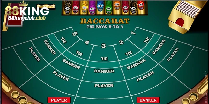 Các loại cá cược đơn giản trong luật chơi baccarat